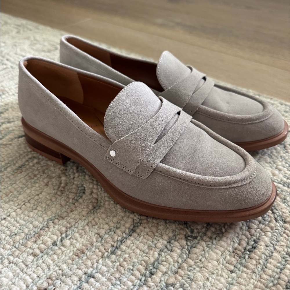 Franco Sarto Women’s Gray Suede Loafers